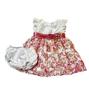 Koala Baby Formal Floral Party Dress Size 12 months